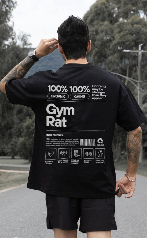 Gym Rat Oversized T-Shirt for Gym