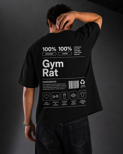 Gym Rat Oversized T-Shirt for Gym